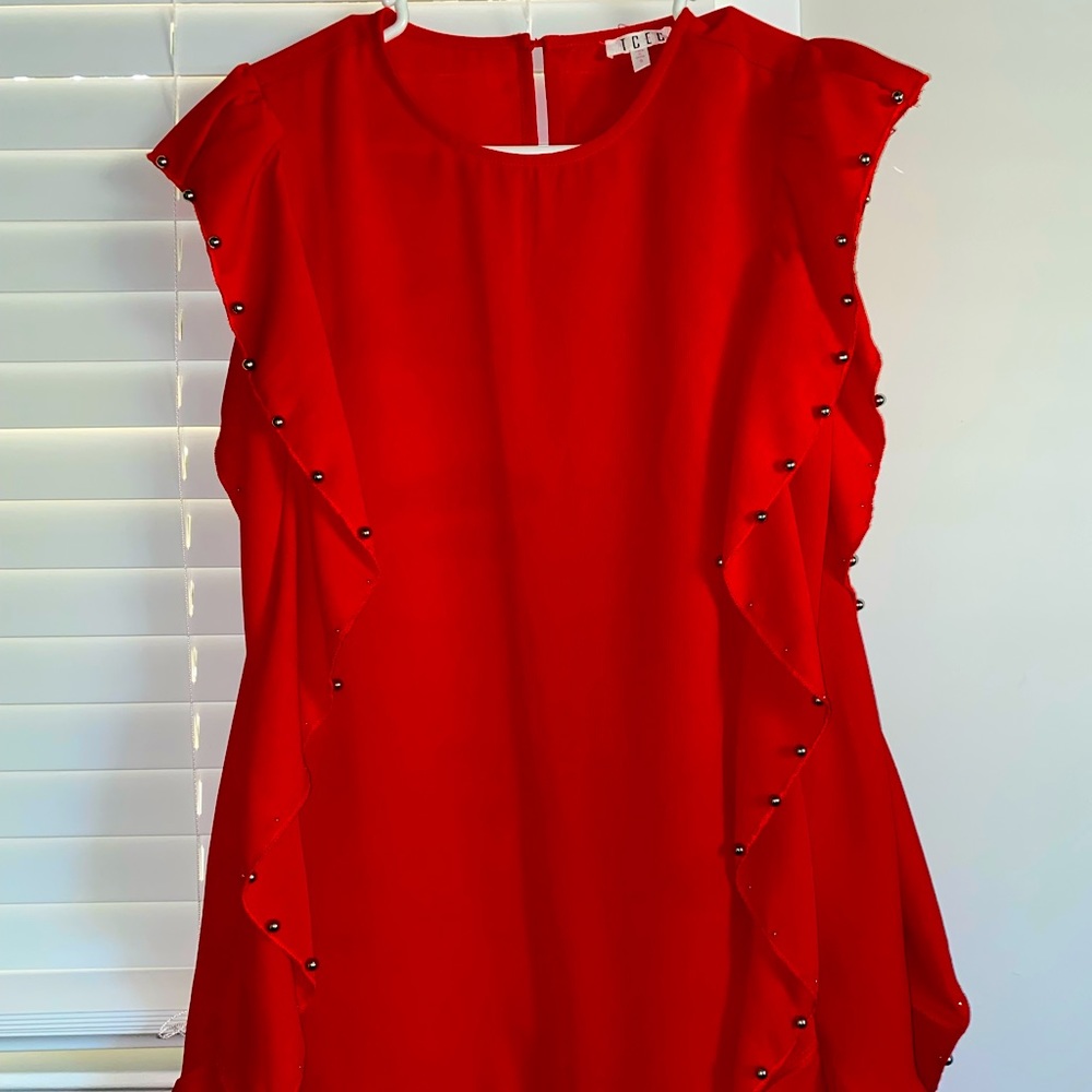 Boutique Red Studded Dress! Worn once!